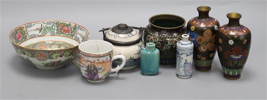 A quantity of Chinese and Japanese porcelain